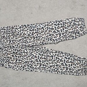 Children Place Tan and Black Leopard Print Pants